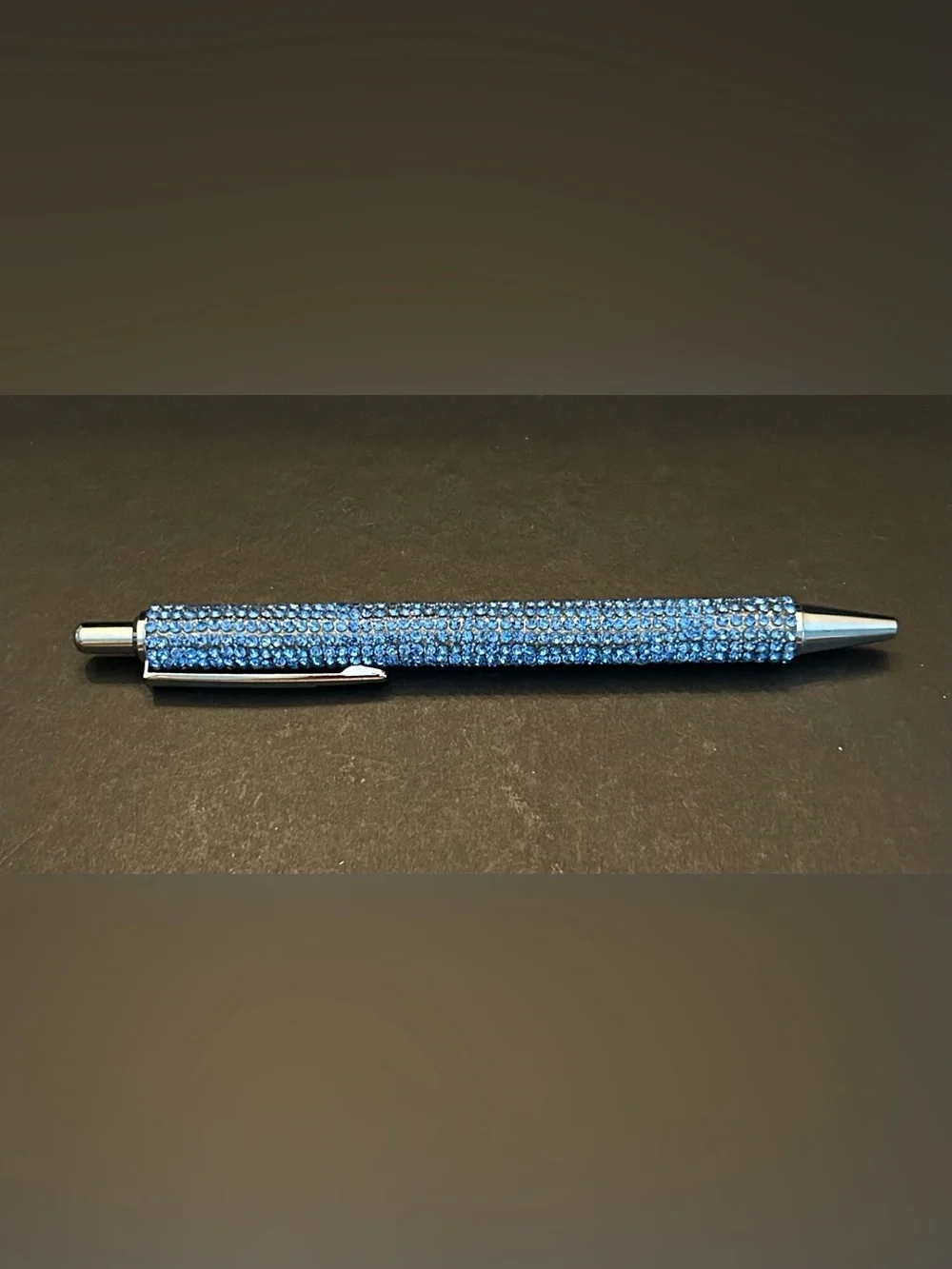 Rhinestone Crystal Ballpoint Pen Set: Blue, Red, Black, Silver, Pink and Purple
